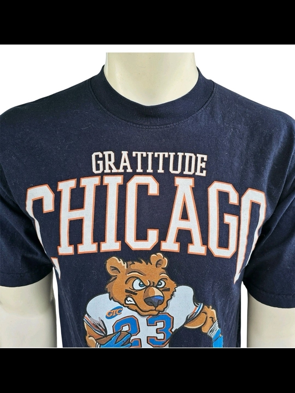 Gratitude Chicago Navy Kids Graphic T-Shirt